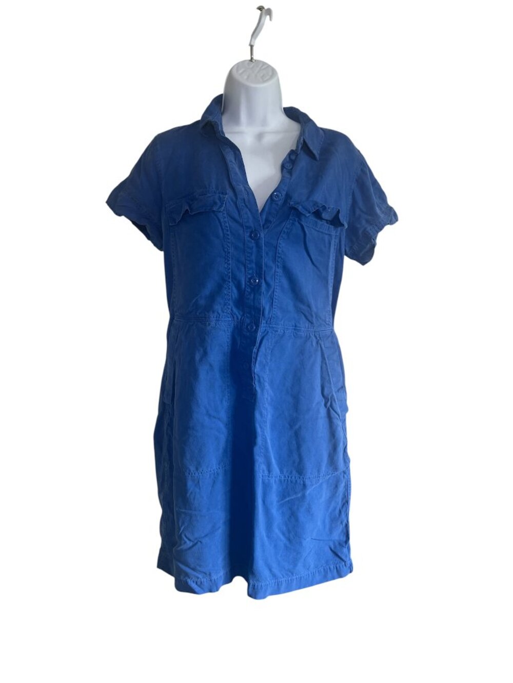 J.Crew Blue Utility Shirtdress